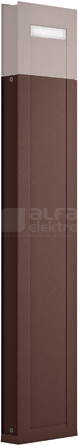 BIDI LED słup h=685 h=685mm czarny Akcesoria