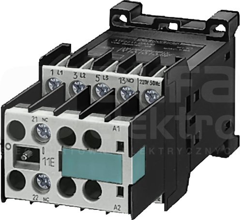 3TF22110BB4 4kW 1NO+1NC 24VDC Stycznik 3P
