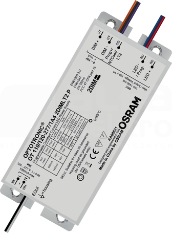 OT 110/120-277/1A4 2DIM LT2 P5 Zasilacz OPTOTRONIC