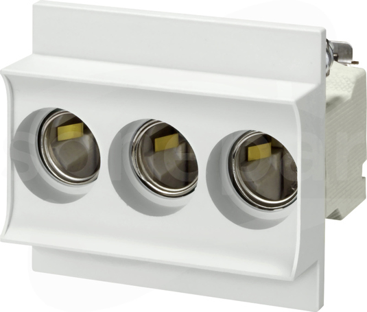 NEOZED D01 3P 16 A 400VAC 250VDC Podstawa bezpiecznikowa