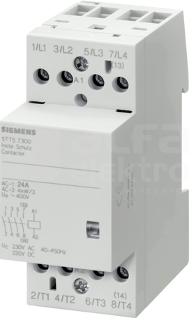 5TT57300 230VAC/220VDC 4NO SIEMENS STYCZNIK 24A