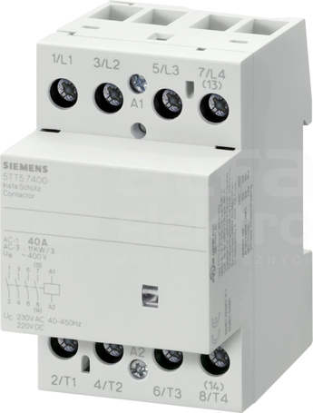 5TT57400 230VAC 40A 4NO Siemens stycznik