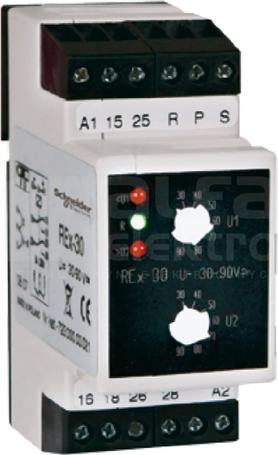 REx-30 80-260VAC/DC Przekaźnik pomiarowy napięciowy
