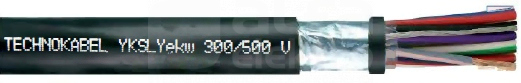 YKSLYekw 4x1,0 /300V niebieski Kabel sygnalizacyjny ekranowany