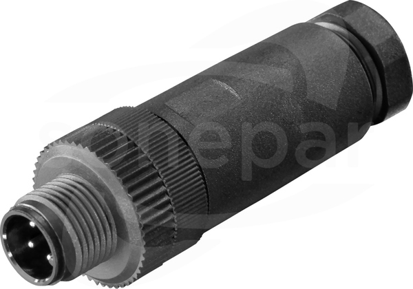 6GK19070DB106AA3 M12 4P (3szt) Wtyk męski prosty
