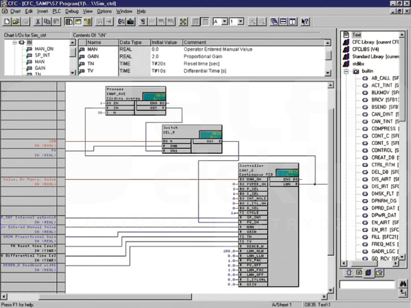 SIMATIC CFC V7.1 Oprogramowanie