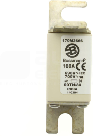 125A 690V 00 aR Bezpiecznik