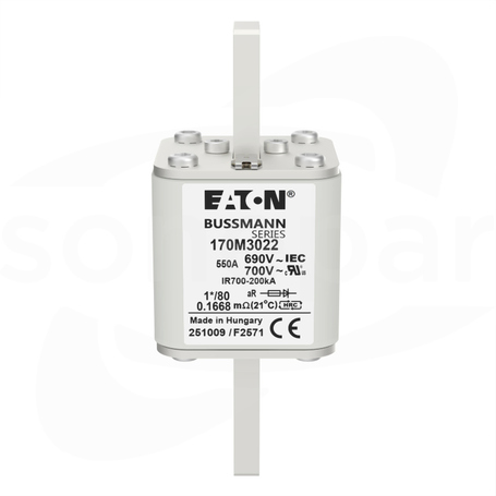 550A 690V aR DIN Bezpiecznik