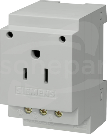5TE6804 16A NA SZYNĘ GNIAZDO SCHUKO