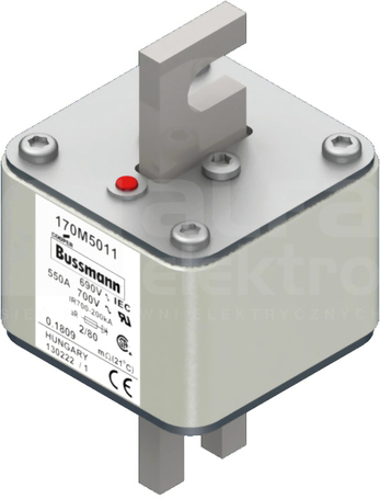 550A 690V 2/80 aR Bezpiecznik