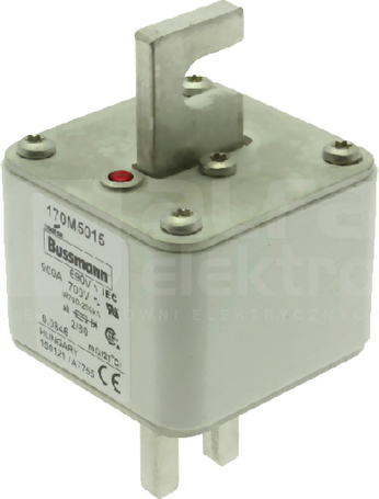 900A 690V 2/80 aR Bezpiecznik