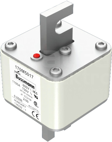 1100A 600V 2/80 aR Bezpiecznik
