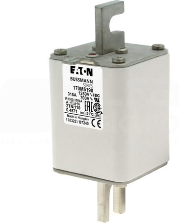 315A 1250V 2TN/110 AR CU Bezpiecznik