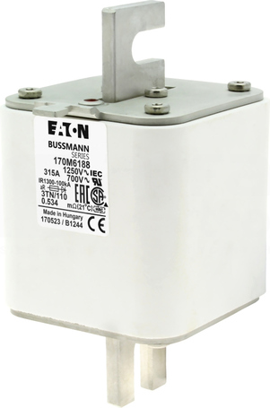 315A 1250V 3TN/110 AR CU Bezpiecznik