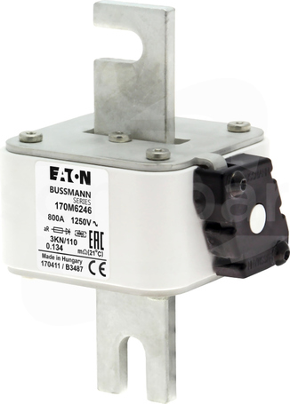 800A AC 1250V size 3 7 Wkładka bezpiecznikowa nożowa