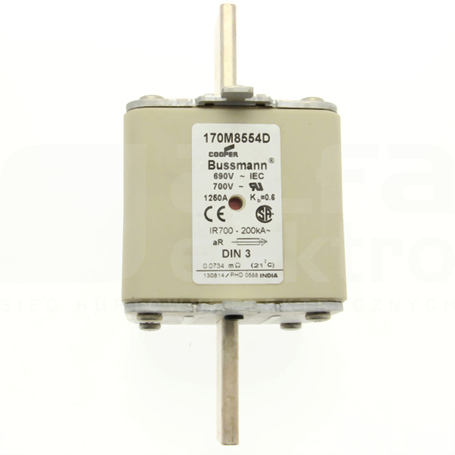 1250A 690V aR DIN 3 Bezpiecznik