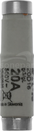 DI T gL/gG 500VAC 20A E16 Wkładka bezpiecznikowa d