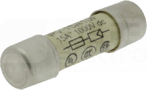 CH10x38 gPV 15A 1000V Wkładka bezpiecznikowa (PV)