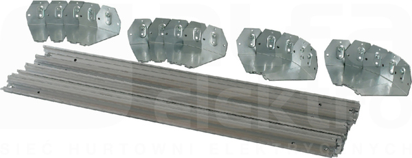 BPZ-DINR35S-800-B Szyna DIN