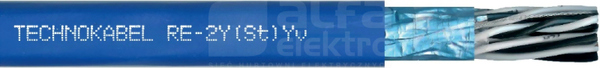 RE-2Y(St)Yv 12x2x0,5 niebieski Przewód do transmisji danych ekranowany
