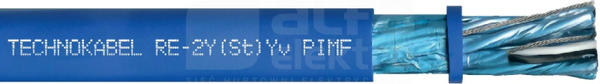 RE-2Y(St)Yv PIMF 2x2x1,3 niebieski Przewód do transmisji danych ekranowany