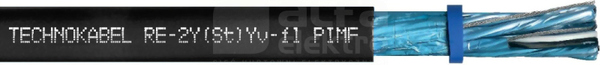 RE-2Y(St)Yv-fl PIMF 2x2x0,5 czarny Przewód do transmisji danych