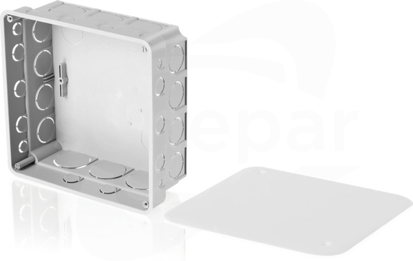 150x150x60mm szara Puszka podtynkowa
