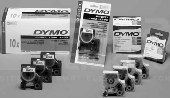 DYMO CZARNO/PRZEZROCZYSTA TAŚMA D1 19mm*7mb(45800)