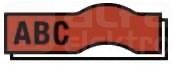 DYMO CZARNO/CZERWONA TAŚMA D1 19mm*7mb(45807)