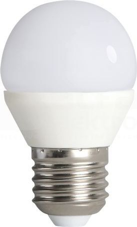 BILO 6,5W/3000K E27 600lm kulka Źródło LED (F)