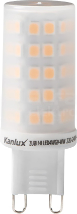 ZUBI HI LED 4W G9-WW Źródło LED SMD kapsułka (E)