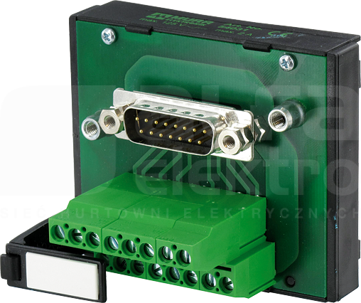 125VAC/DC/2A Moduł ze złączem SUB-D