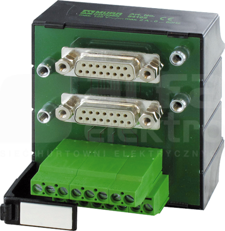 125VAC/DC/2A Moduł ze złączem SUB-D