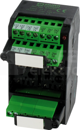MKS-J 24VDC 4NC+NO Gniazdo modułu przekaźnikowego