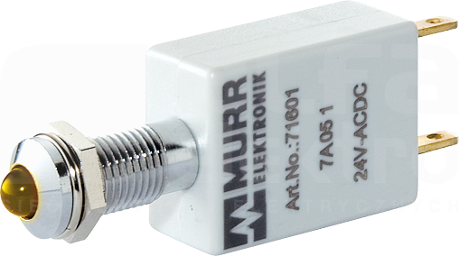 110VAC/DC 7mA K5 IP40 żółty Wskaźnik LED