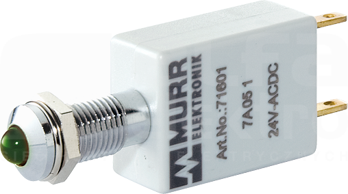 110VAC/DC 7mA K5 IP40 zielony Wskaźnik LED