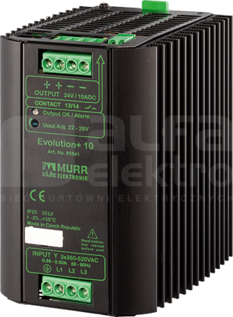 EVOLUTION 360-500VAC/22-28V/10ADC Zasilacz 3-fazowy