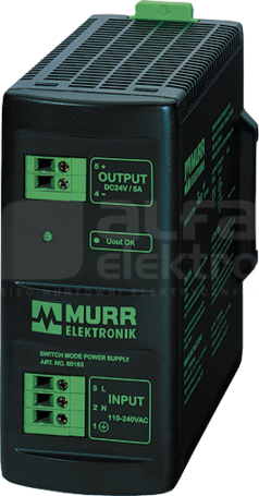 MCS-B 100-265VAC/24VDC 5A Zasilacz impulsowy 1-fazowy