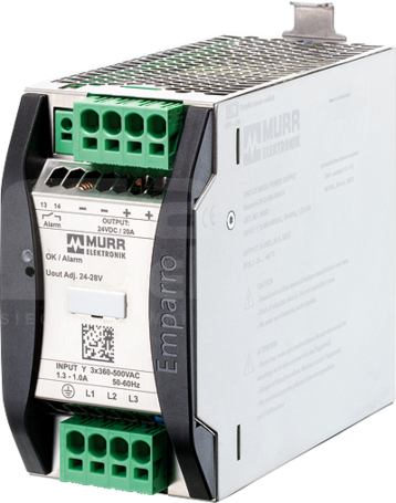 EMPARRO 360-500VAC/24-28VDC 20A Zasilacz 3-fazowy