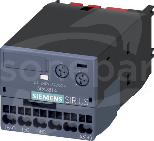 SIRIUS 0,05-100s 24-240VAC/DC 1CO Blok styków pomocniczych zwłocznych