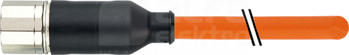 M23 6P wtyk prosty Kabel zasilający