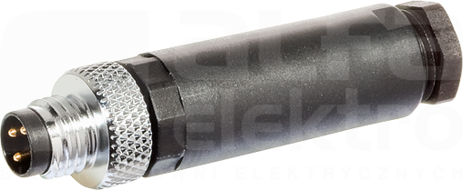 M8 3P 0,14-0,5mm2 Wtyk męski prosty zaciski śrubowe