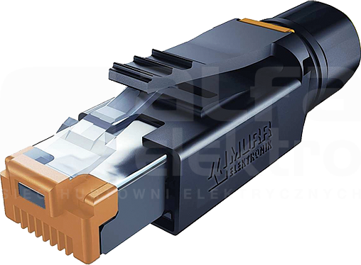 RJ45 PROFESSIONAL 8P GIGABIT Wtyk męski prosty ekranowany