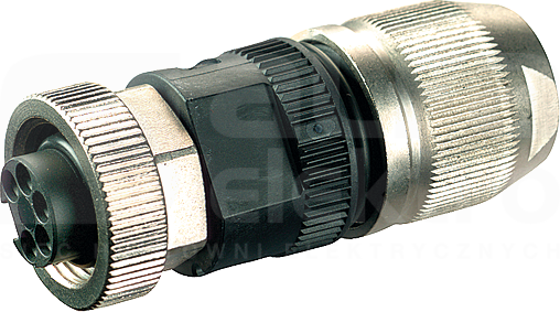 7/8 5P max.1,5mm2 6,8-9,5mm kod.A Wtyk żeński prosty zaciski nożowe