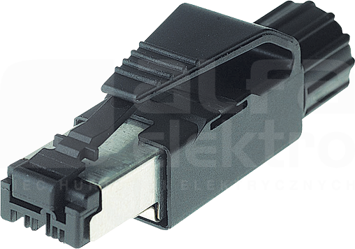 Męska prosta ekranowana Wtyczka RJ45