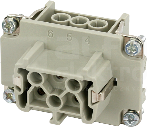 MODLINK HEAVY B6 6-pin 500V 16A Wkładka żeńska złącza