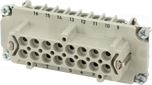 MODLINK HEAVY B16 16-pin 500V 16A Wkładka żeńska złącza