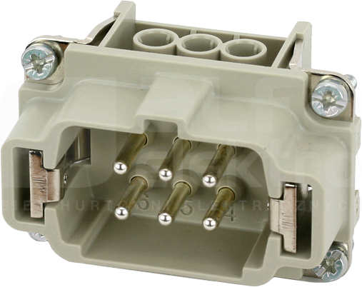 MODLINK HEAVY B6 6-pin 500V 16A Wkładka męska złącza