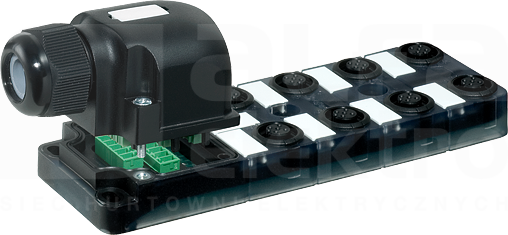 EXACT12 8xM12 4P Moduł pasywny