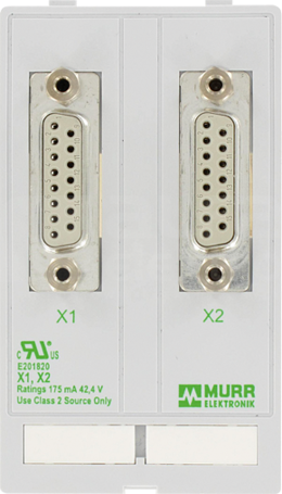 MODLINK MSDD 2×SUB-D15 F/lutowane Moduł złącza danych